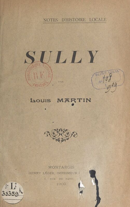 Sully Notes d'histoire locale
