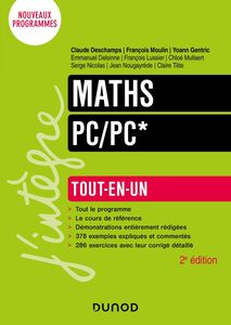 Maths Tout-en-un PC/PC* - 2e éd.