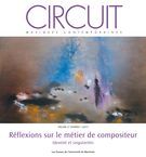 Circuit. Vol. 27 No. 1,  2017 Réflexions sur le métier de compositeur
