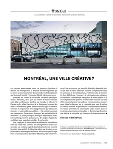 Montréal, une ville créative?