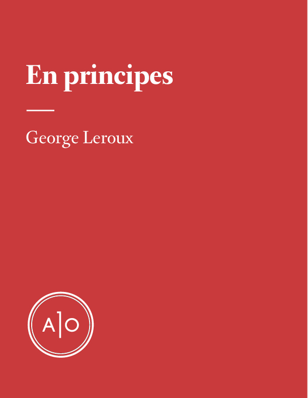En principes: George Leroux