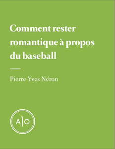 Comment rester romantique à propos du baseball