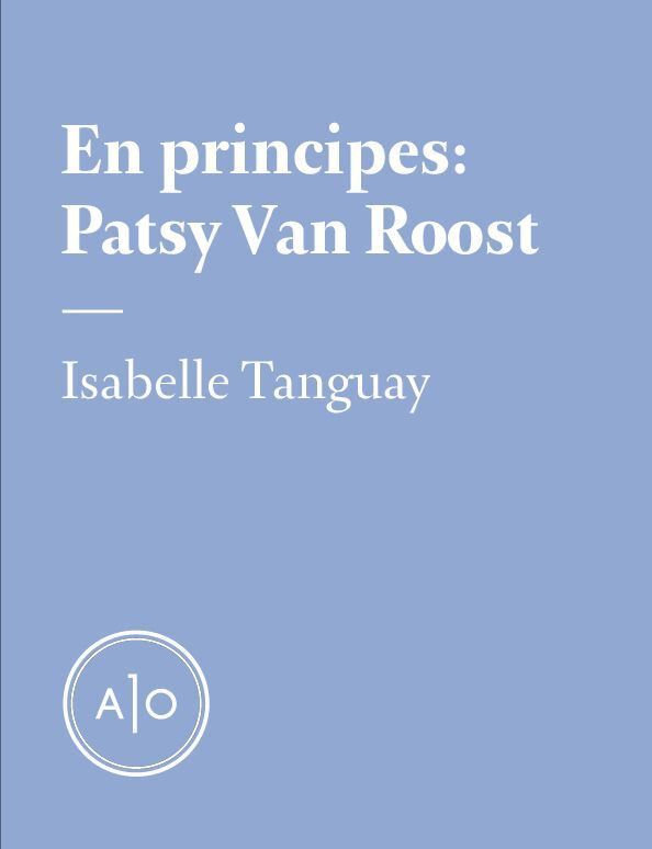 En principes: Patsy Van Roost
