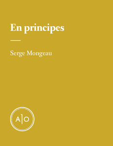 En principes: Serge Mongeau
