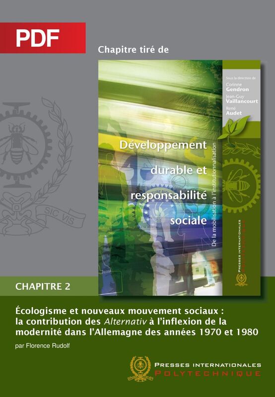 Écologisme et nouveaux mouvement sociaux (Chapitre PDF) La contribution des Alternativ à l’inflexion de la modernité dans l’Allemagne des années 1970 et 1980