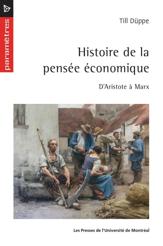Histoire de la pensée économique D'Aristote à Marx