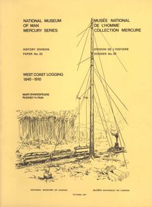 West Coast logging, 1840-1910