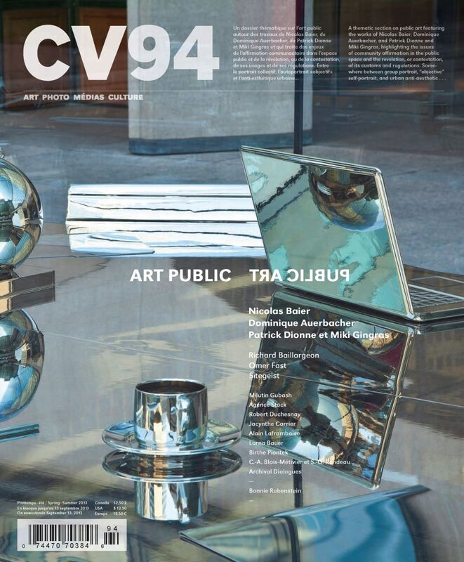 CV94 - Art public (Ciel variable. No. 94, Printemps-Été 2013) Art public
