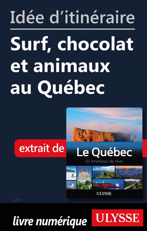 Idée d'itinéraire - Surf, chocolat et animaux au Québec