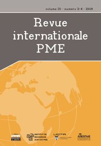 Revue internationale P.M.E.. Vol. 31 No. 3-4,  2018