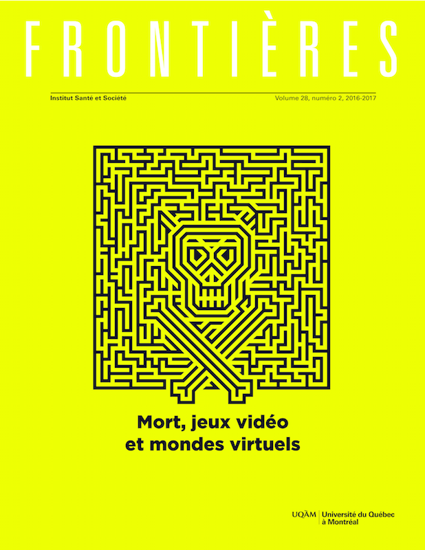 Frontières. Mort, jeux vidéo et mondes virtuels (vol. 28 no. 2,  2016-2017)