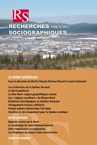 Recherches sociographiques. Vol. 58  No. 2, Mai-Août 2017
