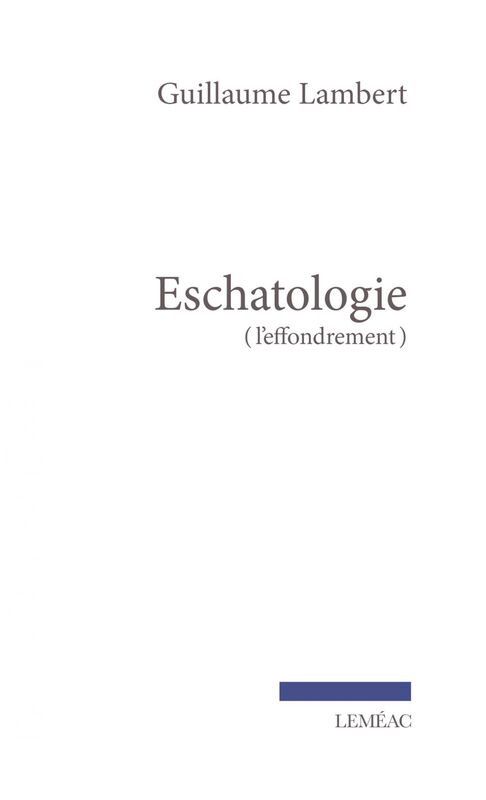 Eschatologie