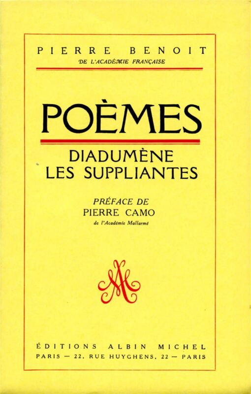 Poèmes : Diadumène, Les Suppliantes