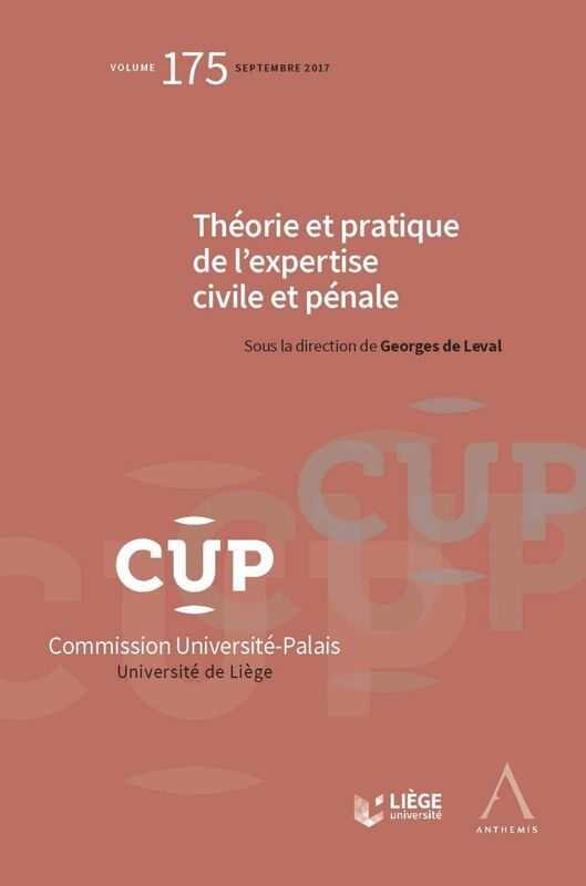 Théorie et pratique de l’expertise civile et pénale CUP175