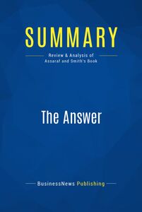 Summary: The Answer Review and Analysis of Assaraf and Smith's Book