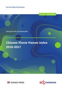 Chinese Plants Names Index 2010-2017