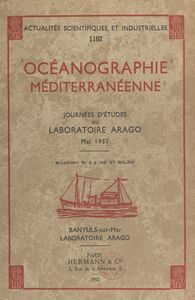 Océanographie méditerranéenne Journées d'études du Laboratoire Arago, mai 1951