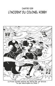 One Piece édition originale - Chapitre 1059 L'incident du colonel Kobby