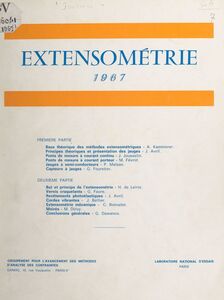 Extensométrie 1967