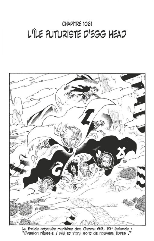 One Piece édition originale - Chapitre 1061 L'île futuriste d'Egg Head