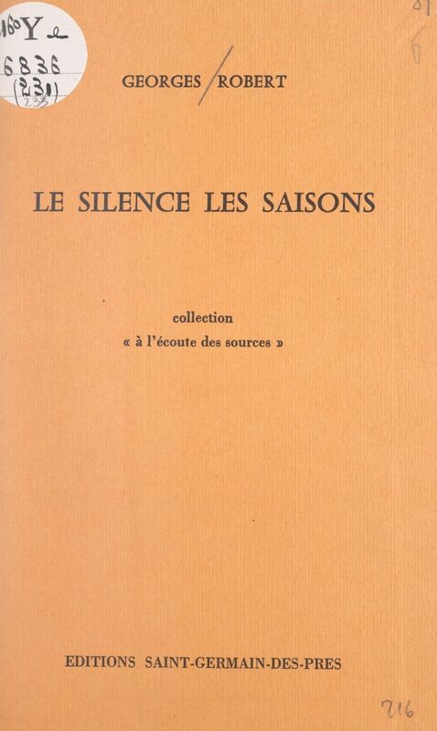 Le silence, les saisons