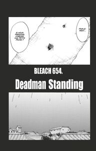 Bleach - T72 - Chapitre 654 DEADMAN STANDING