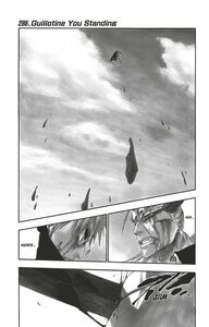 Bleach - T32 - Chapitre 286 Guillotine You Standing