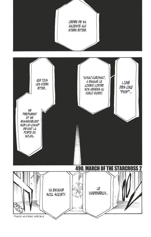 Bleach - T56 - Chapitre 490 MARCH OF THE STARCROSS 2