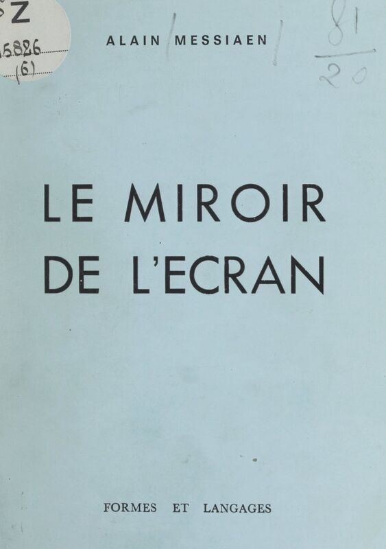Le miroir de l'écran Impressions de cinéma, 1959-1969