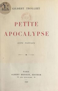 Petite apocalypse Suite poétique