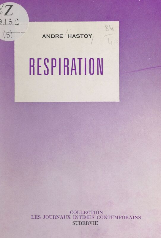 Respiration Journal 1958-1971