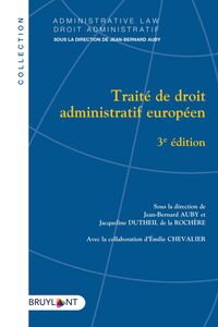Traité de droit administratif européen TRAITE DROIT ADMINISTRATIF EUR