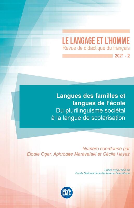Langues des familles et langues de l'école Du plurilinguisme sociétal à la langue de scolarisation - 2021 - 56.2