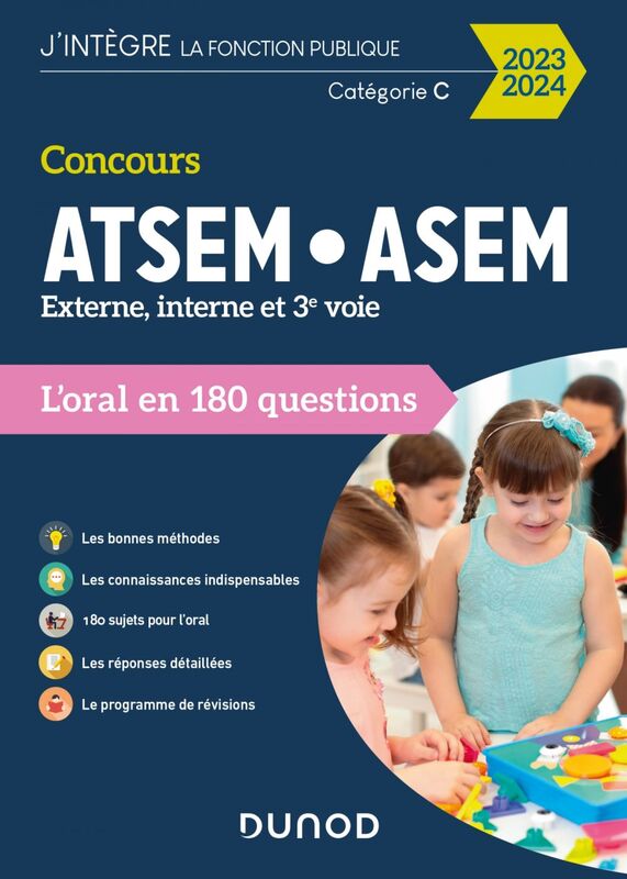 Concours ATSEM/ASEM 2023 L'oral en 180 questions