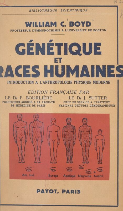 Génétique et races humaines Introduction à l'anthropologie physique moderne