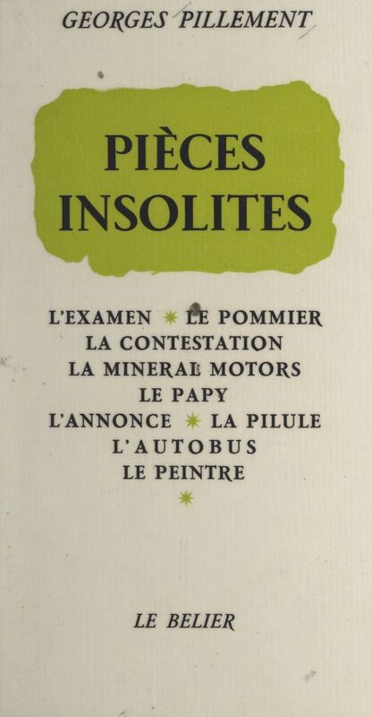 Pièces insolites