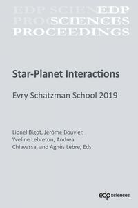 Star-Planet Interactions Evry Schatzman School 2019
