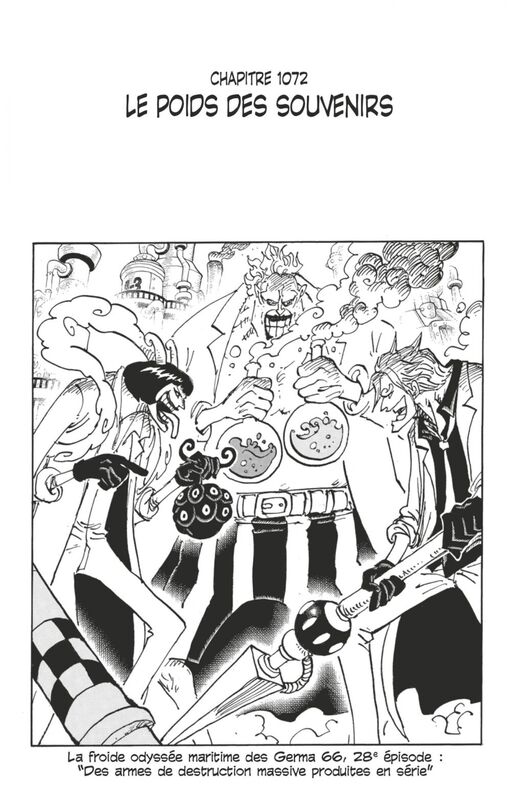 One Piece édition originale - Chapitre 1072 Le poids des souvenirs