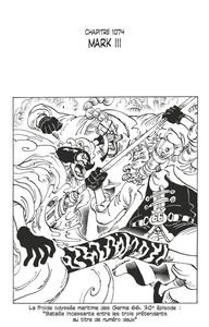 One Piece édition originale - Chapitre 1074 Mark III