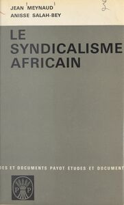 Le syndicalisme africain Évolution et perspectives