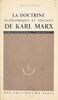 La doctrine économique et sociale de Karl Marx
