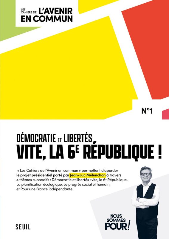 Les Cahiers de l'Avenir en commun N°1 Démocratie et 6e République