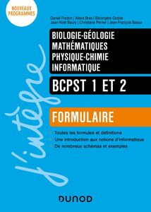 Formulaire BCPST 1 et 2 Biologie - Géologie - Maths - Physique-Chimie - Informatique