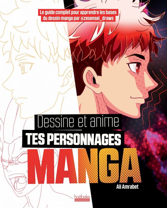 Dessine et anime tes personnages manga Le guide complet pour apprendre les bases du dessin par @zesensei_draws