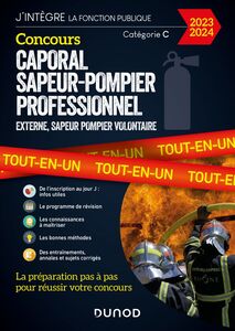 Concours Caporal sapeur-pompier professionnel 2023/2024 Tout-en-un