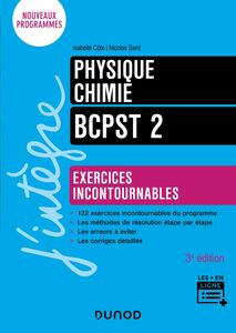Physique-Chimie - Exercices incontournables BCPST 2 - 3e éd