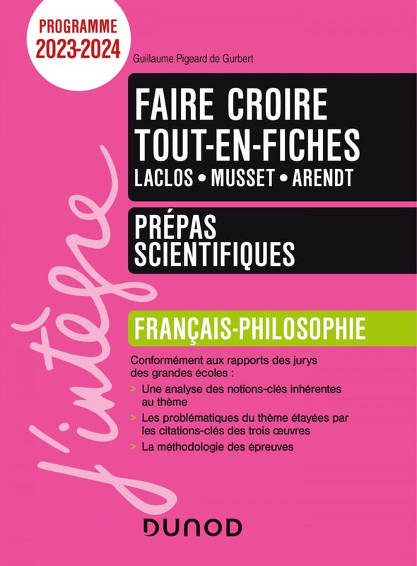 Thème Français-philosophie - Tout-en-fiches - Prépas scientifiques - Programme 2023-2024