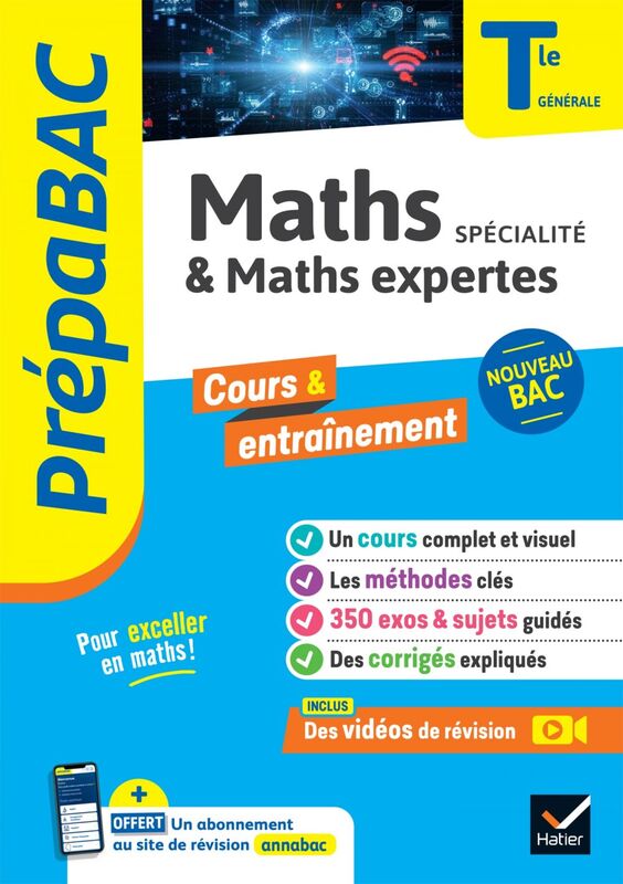 Prépabac Maths (spécialité) & Maths expertes (option) Tle générale - Bac 2024 nouveau programme de Terminale