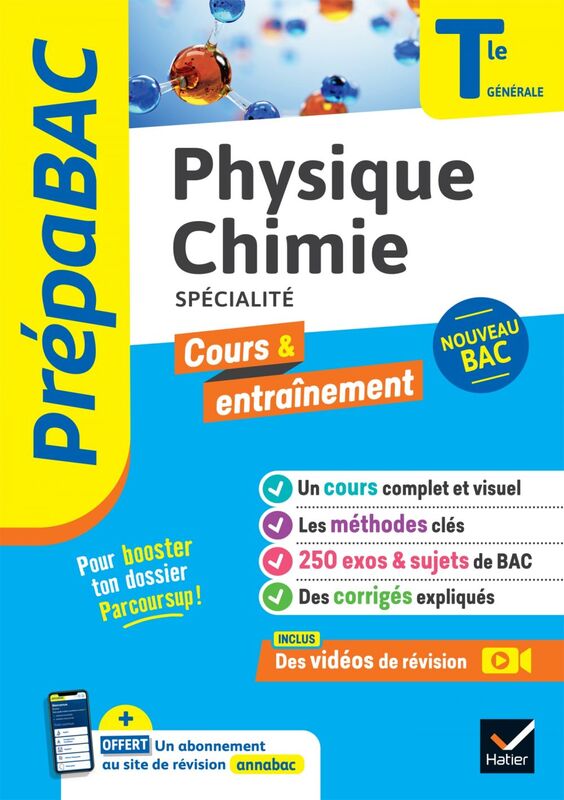 Prépabac Physique-Chimie Tle générale (spécialité) - Bac 2024 nouveau programme de Terminale